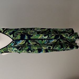 TOMMY BAHAMA Size L Tropical Print Dress